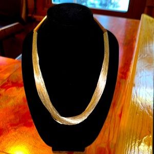 100 strand liquid silver necklace 925 sterling silver